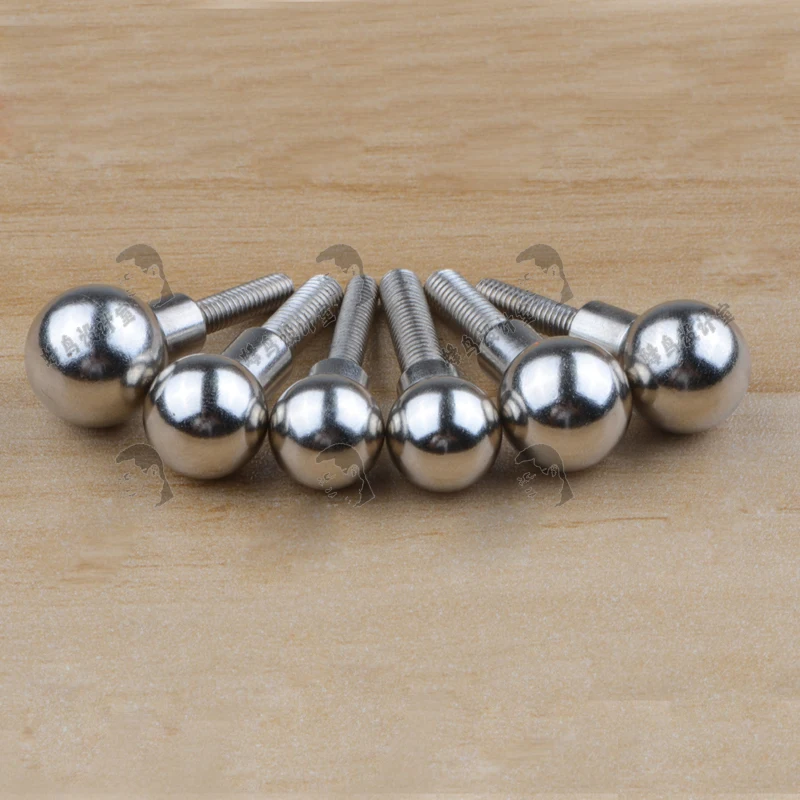 2pcs M5 M6 M8 Ball Head Screws Stainless Steel Spherical Bolts Screw