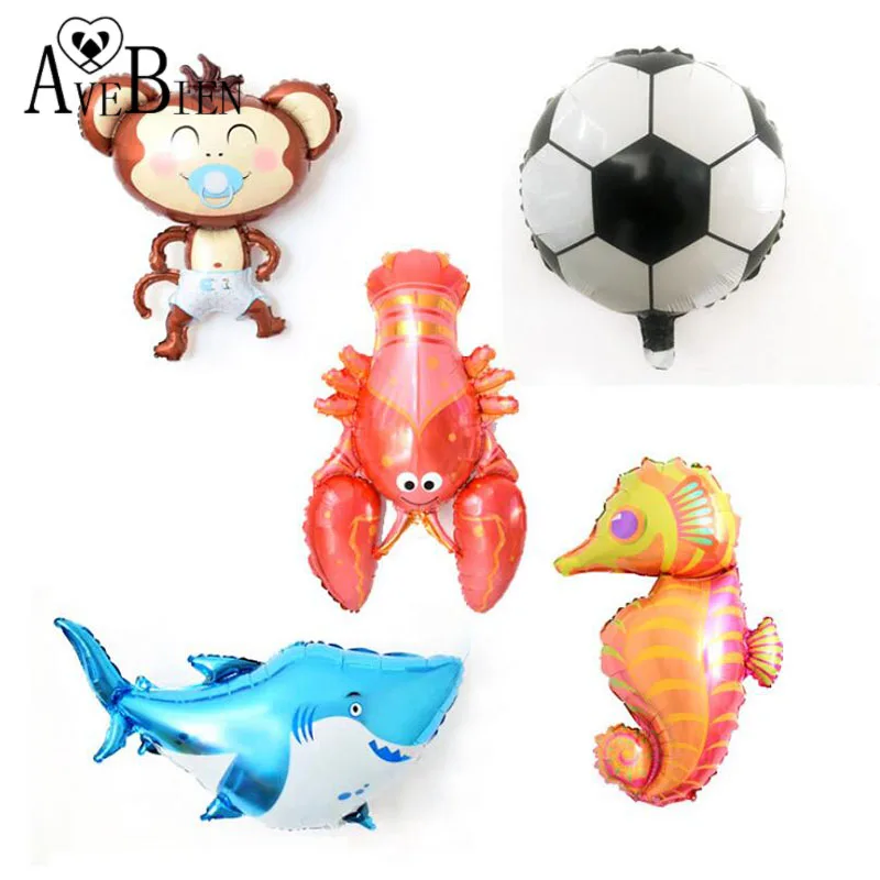 

AVEBIEN Baby Shower Air Balloons 1pcs Birthday Party Decoration Foil Balloons Monkey / Bottle / Butterfly Happy Birthday Balloon