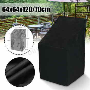 

210/420D Oxford Waterproof Outdoor Chair Covers For High Back Chair Cover Lounge Furniture Chair Storage Cover Organizers Cover