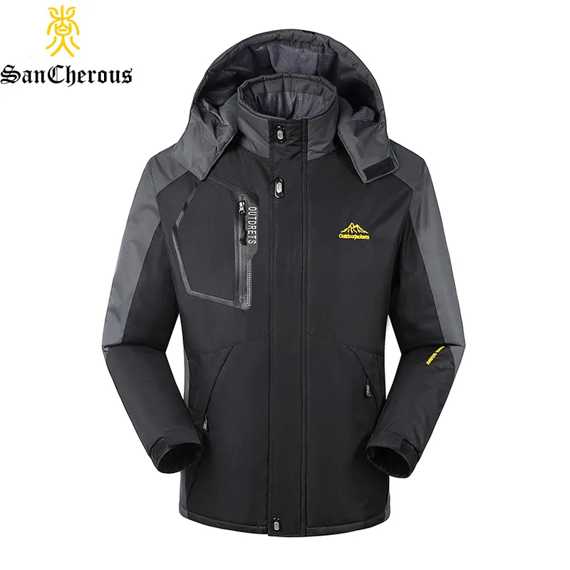 

2019 Plius Size Warm Winter Outwear Jacket Men Parkas Thick Windproof Men Winter Jacket Size L-8XL