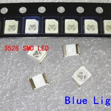 100 шт 3528 синий супер яркий светильник диод 1210 SMD СВЕТОДИОДНЫЙ