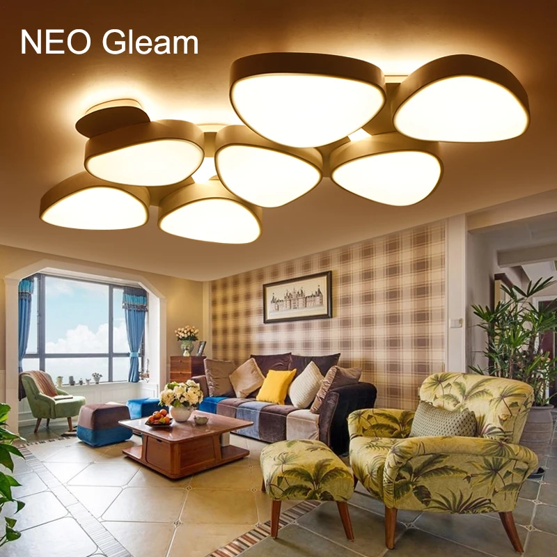 

NEO Gleam Modern led ceiling lights for living room bedroom Plafon led Surface mounted ceiling lamp Fixtuers Free shipping