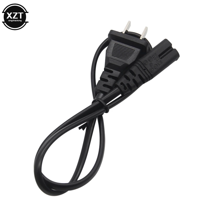 IEC 2 Pin Power Supply Cable 2ft 2-Prong AC US plug Lead Wire Charging Cable Cord charging cable ac power cable For Desktop Laptop camera battery 0.6M