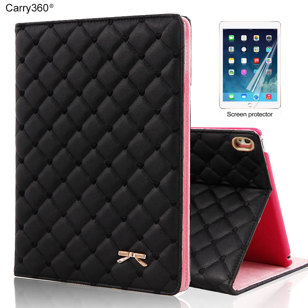 

Case for iPad Pro 10.5, Carry360 Luxury Bowknot PU Leather Stand Smart Cover for Apple iPad Pro 10.5 inch + Screen Protector