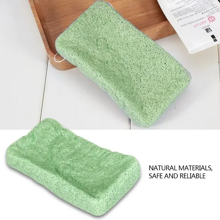 Konjac Губка для тела органический Мягкий банный спонж для умывания инструменты для ухода за кожей Konjac пенки для умывания, очистка - Цвет: Green