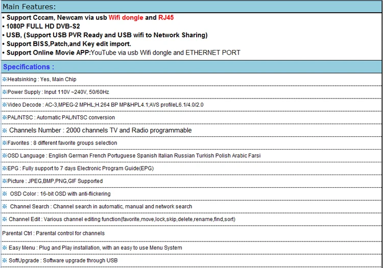 Agenius A1 мини DVB-S/S2 спутниковый ТВ приемник сервер HD Full 1080P Поддержка Newcam Cccam Powervu с Usb Wifi для всех стран