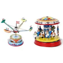 2 шт завершать работу Карусель Вращающийся космический корабль искусство ремесла дети коллекционная игрушка