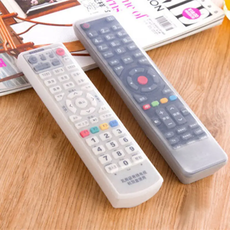 

Silicone TV Remote Control Protective Bag Air Condition Remote Control Case Dust Protective Holder Waterproof Storage Bag
