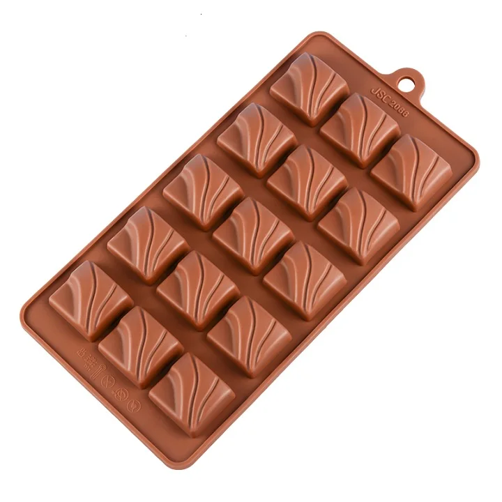 SILIKOLOVE шоколадные формы для украшения торта инструменты 3D конфеты клейкий силиконовая форма для десерта форма для выпечки DIY поднос для печенья для торта ремесло - Цвет: 22x11x1.5 CM