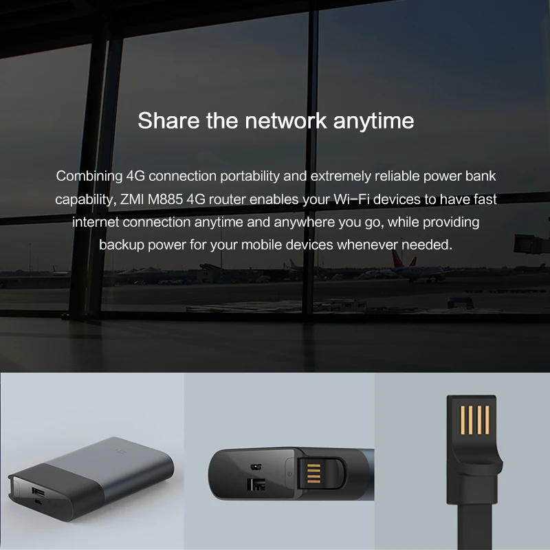 Обновление Xiaomi zmi mf885 Smart 4G роутер power bank 3G LTE беспроводной портативный WiFi точка