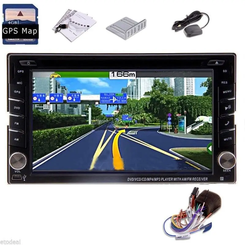 Best Radio Navi Head Unit MP4 Autoradio 2 din Car DVD Player Stereo GPS Map iPod In Dash 6.2" Touchscreen CD Auto System 11