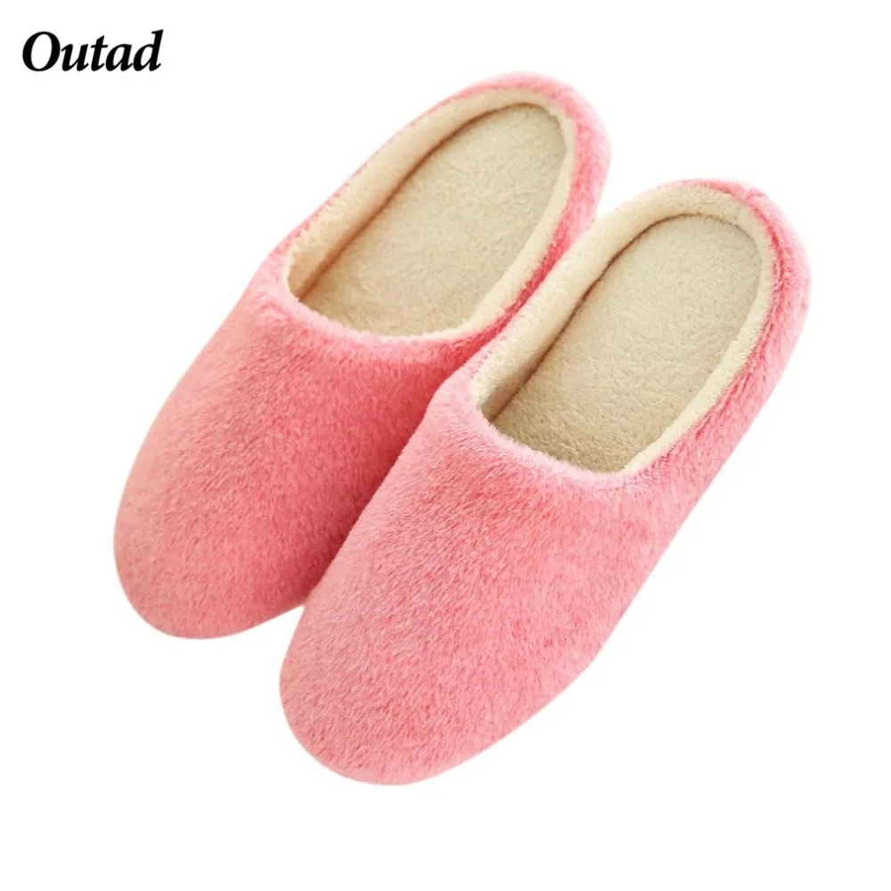 

2018 Winter Indoor Women Slipper For Women Men Mute Non-slip Soft Light Cotton Fabric Women Slippers Home Shoes Size 36-45