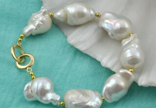 Xiuli 00601 " 23 мм белый барокко reborn кеши жемчужный браслет