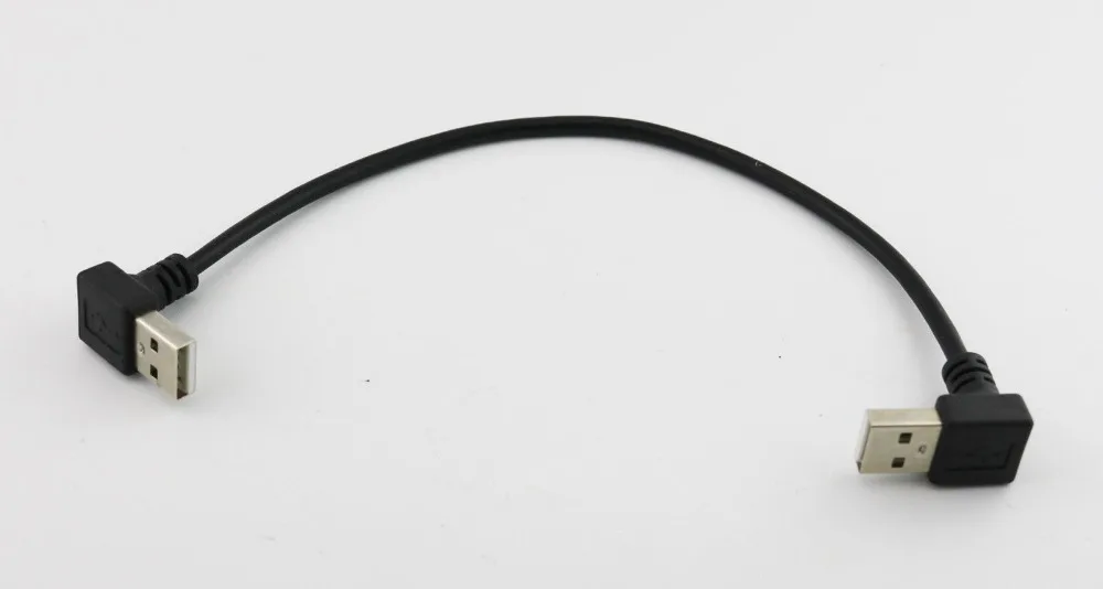 20 шт. Кабель-адаптер для зарядки и передачи данных USB 2 0 типа A папа под углом 25 см |