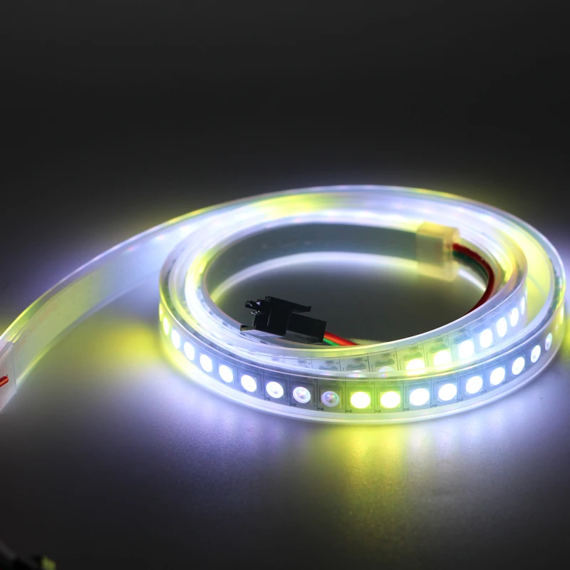 

WS2812B ws2812 Programmable Individual Addressable LED Strip Light WS2811 ic Built-in RGB DC5V led band stripe neon light 1m 5m