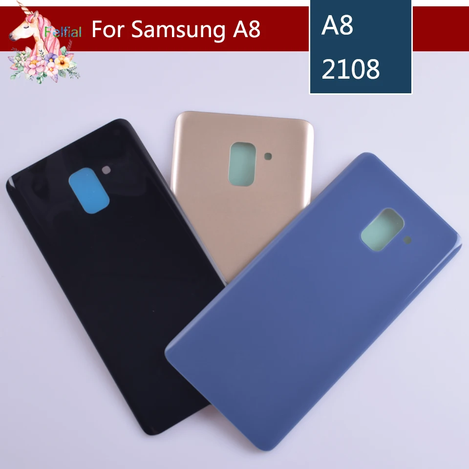 10 шт./лот для Samsung Galaxy A8 A530 A530F plus A730 A730F 2018 Крышка батарейного отсека задняя крышка