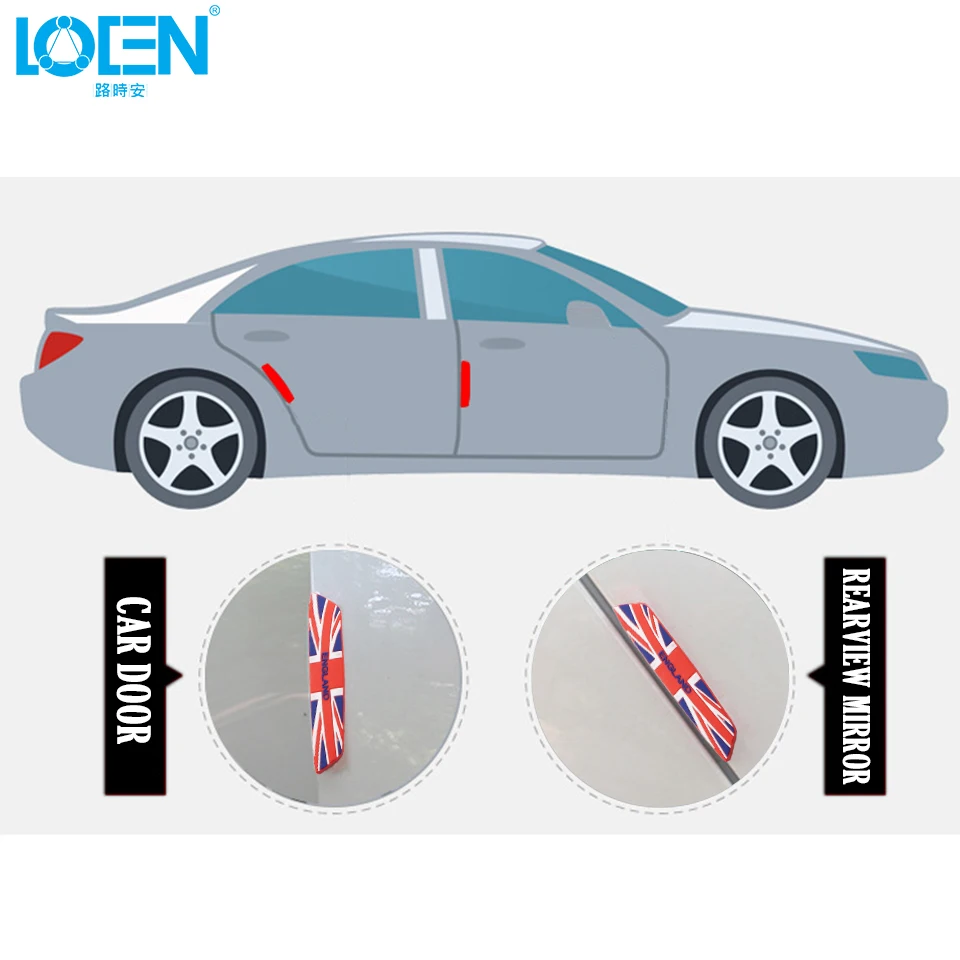 

4Pcs/Lot Silica Gel Car Scratch Protector Auto Anti Collision Sticker Car Door Side Edge Protection Door Guard For BMW Universal