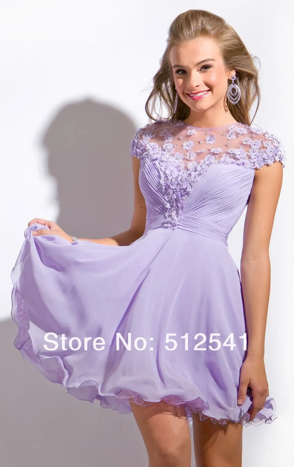 Short Sleeves Homecoming Dresses