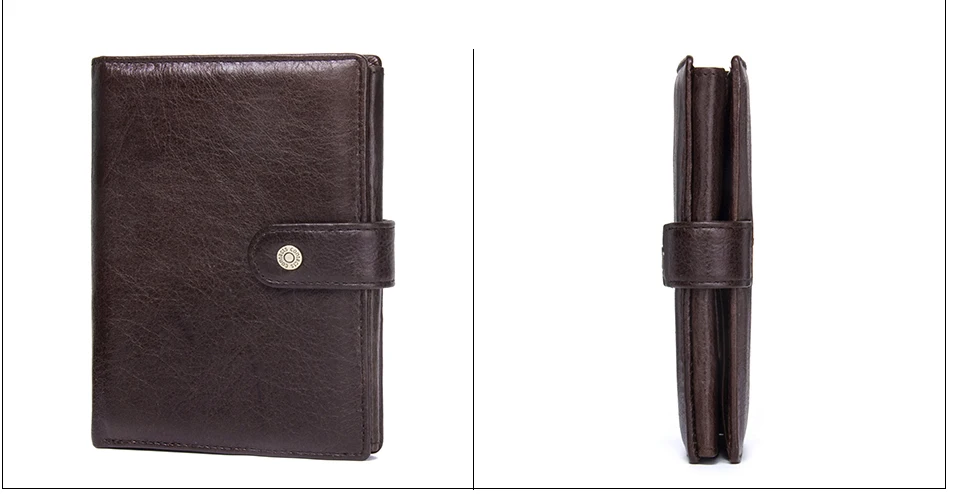 CONTACT'S Кожаный, высококачественный, изысканный кошелек с карманами отделениями для карт мужские дорожные кошельки с паспортным карманом