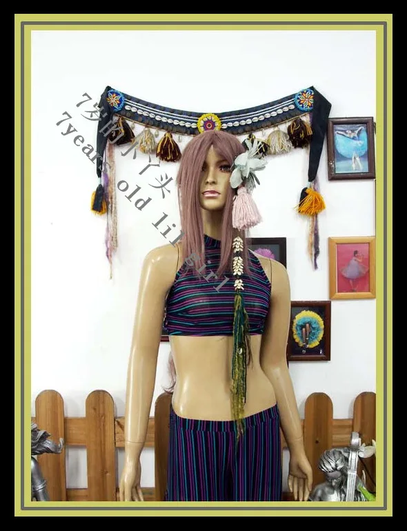 

Transparent thin belly danc bra top YA13