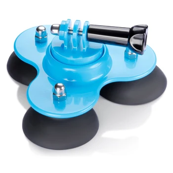 

Sports Camera Accessories Suction Cup Holder Low Angle Secure Vehicle Mount 3 Suction Pad Base for GoPro Hero 4 3+ 3 2 1,2COLOR