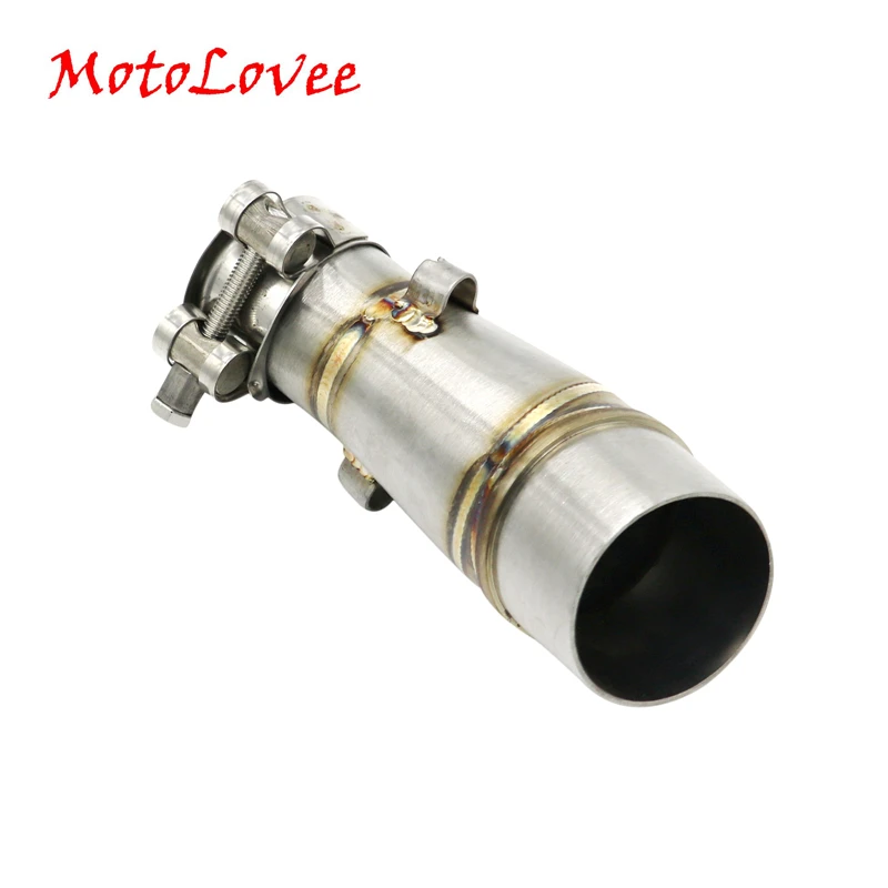 Средняя выхлопная труба мотоцикла MotoLovee Kawasaki Z250 2008 2015 Ninja 300 2013 2016 250 2012 без