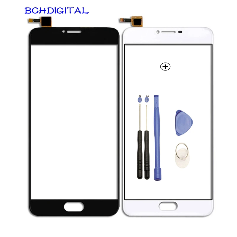

BCHDIGITAL MZ011 For Meizu U10 U 10/For Meilan U10 Touch Screen Digitizer Front Glass Lens Sensor panel Replacement+with Tools