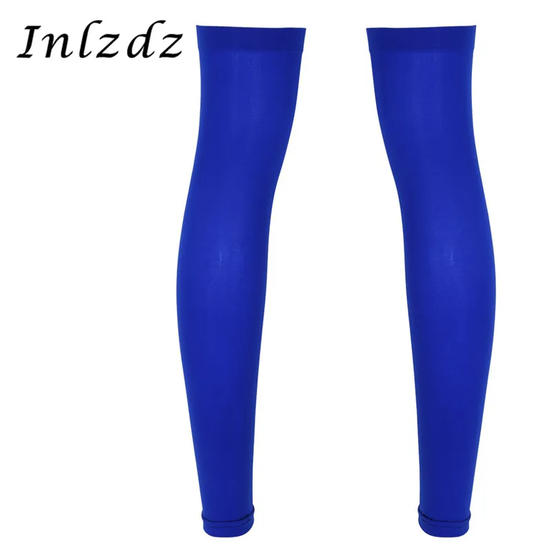 

Men Socks Male Erotic Stockings Pantyhose Thigh High Full Leg Sleeve Footless Knee Brace Thigh and Calf Support Stretchy Socks