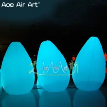 Высококачественный светодиодный надувной Пасхальный орнамент, надувные яйца модель для двора