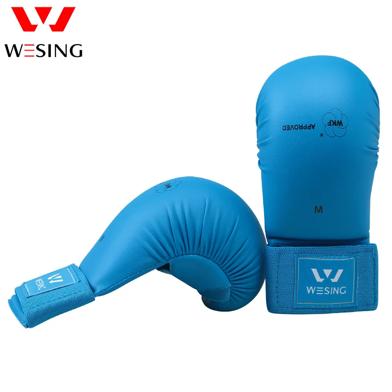 Wesing Karate Gloves Training Competition Approved WKF Karate Mitts