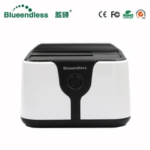 All in 1 hdd docking 1 click clone duplicator hdd docking station 3.5 2 bay hard case hdd Sata hard disk 2.5 case 3.0 hdd dock
