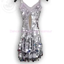 Стиль Костюмы для латинских танцев пикантные блестки платье для латинских танцев для женщин конкурс латиноамериканских танцев платья XXS-6XL