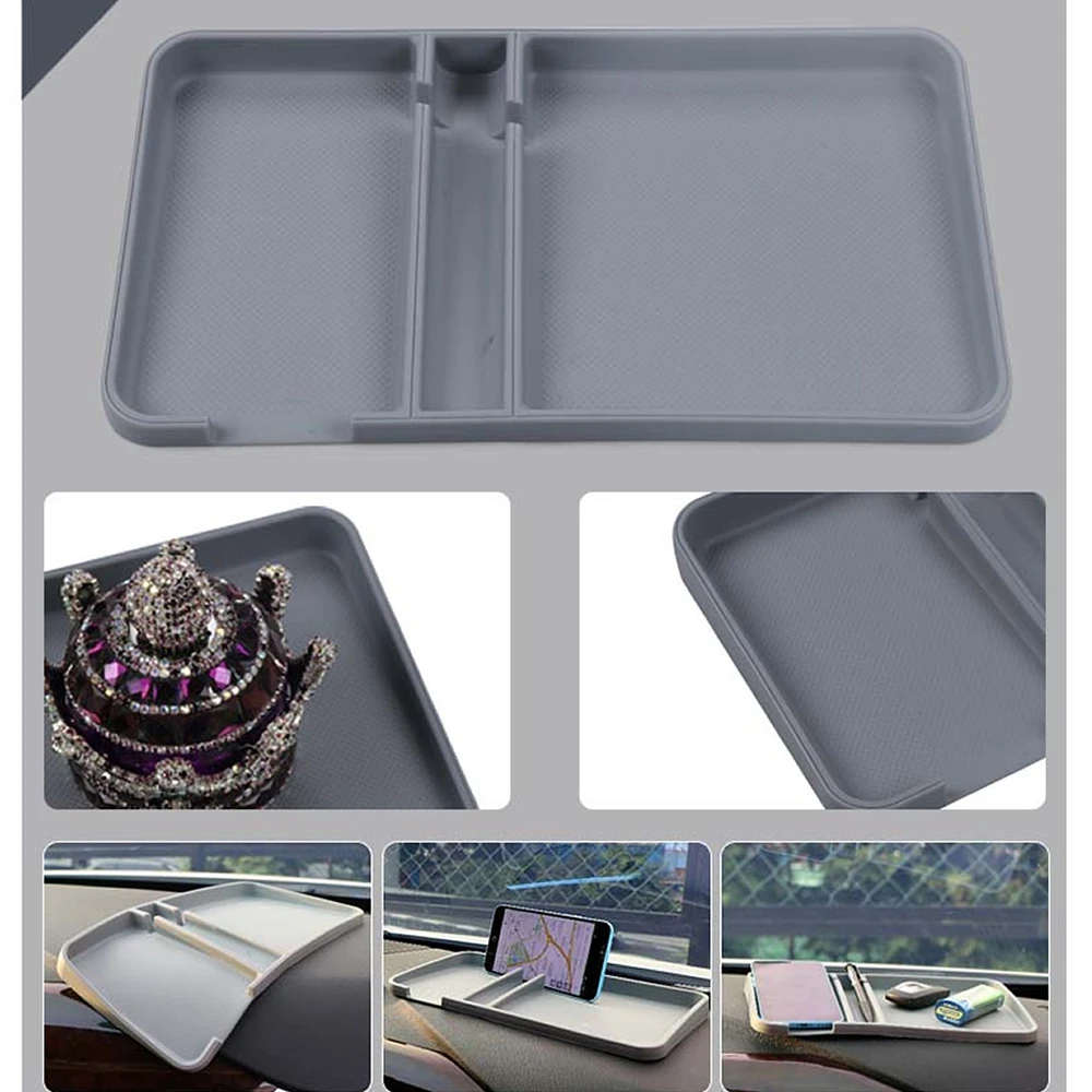 

Silicone Skin Car Mat Non-Slip Mat Pad Holder Anti-Slip Car Anti Slip Mat Car Styling Accessories suit all car