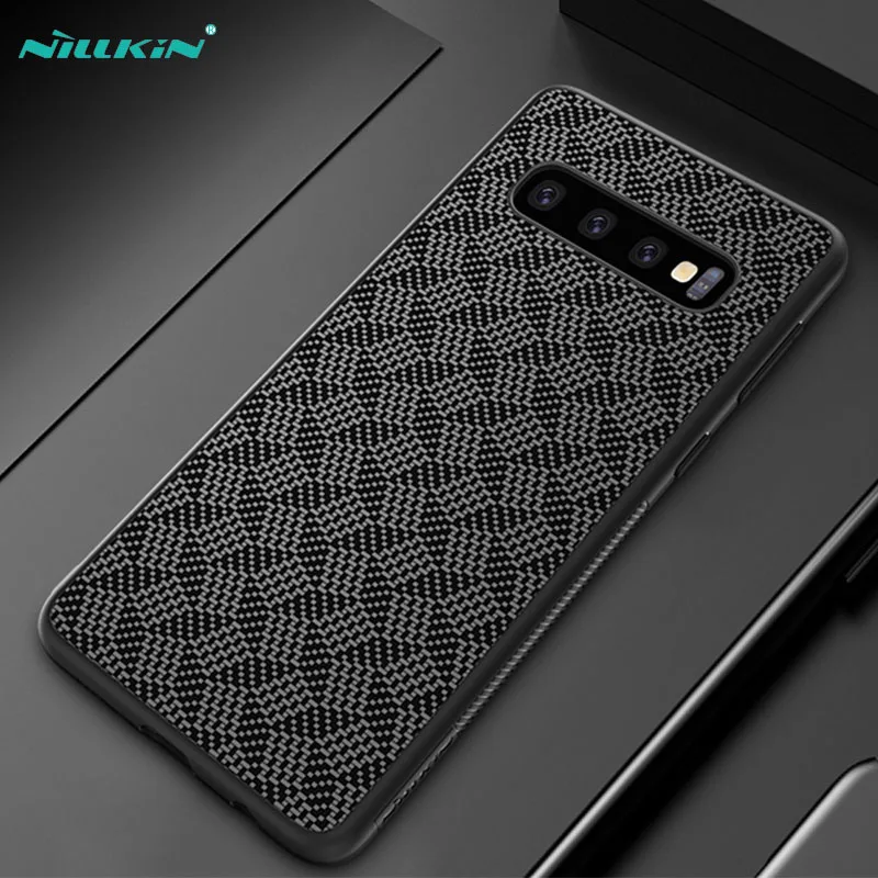 

For Samsung Galaxy S10 S10E S10+ Plus Case NILLKIN Luxury Cover Synthetic Fiber Carbon PP Plastic Phone Case For Samsung S10e
