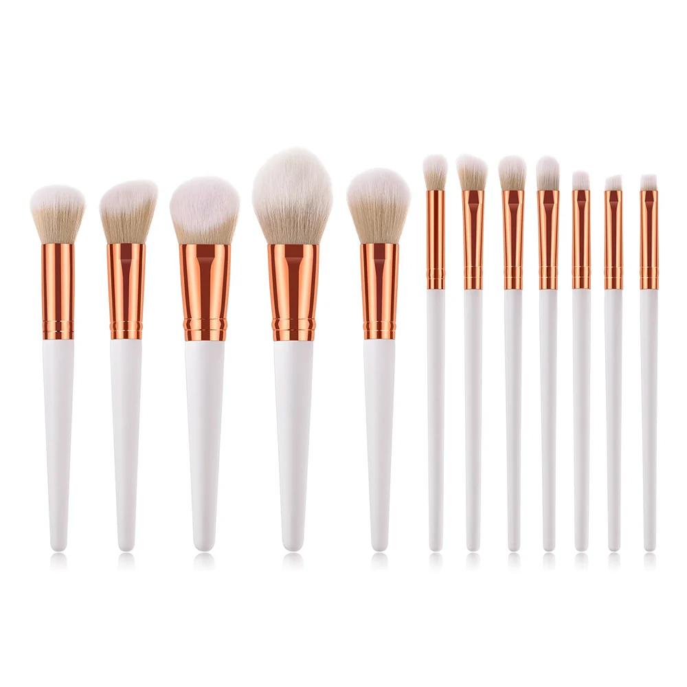 

Professional 6/12 Pcs Makeup Brushes Set Concealer Eyebrow Eyeshadow Blusher Powder Brushes Face Foundation Cosmetics Tools Kit