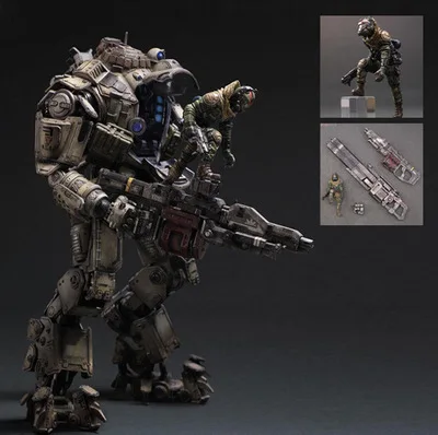 

Titanfall Action Figure Play Arts Kai Atlas PVC Toys 270mm Anime Games Model Titanfall Atlas Playarts Kai