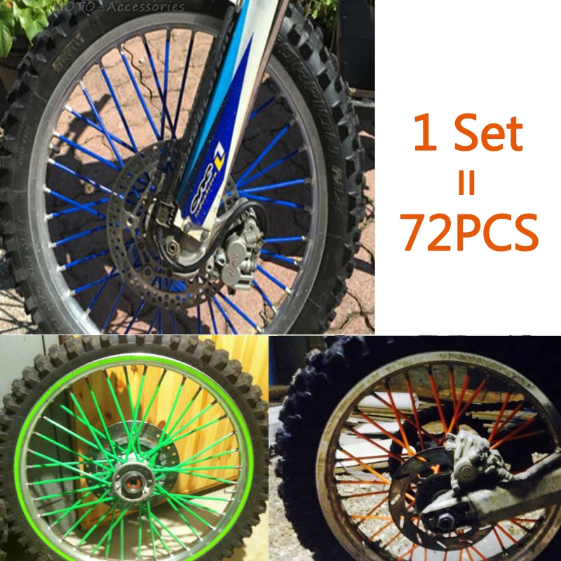 NEW Motorcycle Dirt Bike Enduro Wheel RIM SPOKE Shrouds SKINS COVERS