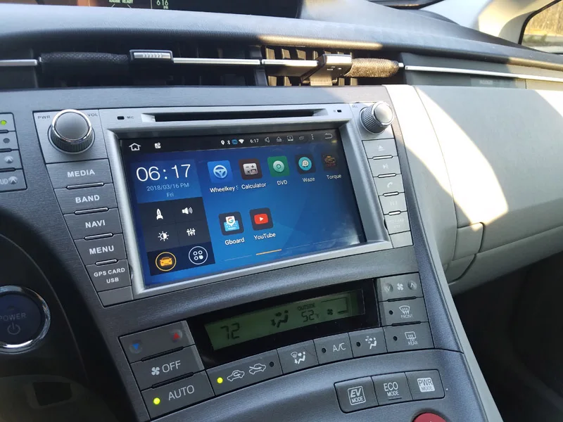 Flash Deal Sumdymax for Toyota prius left driving 2009-2013 Android 9.0 Car DVD Player with octa core 4G ram 64g rom wifi mirror link 7