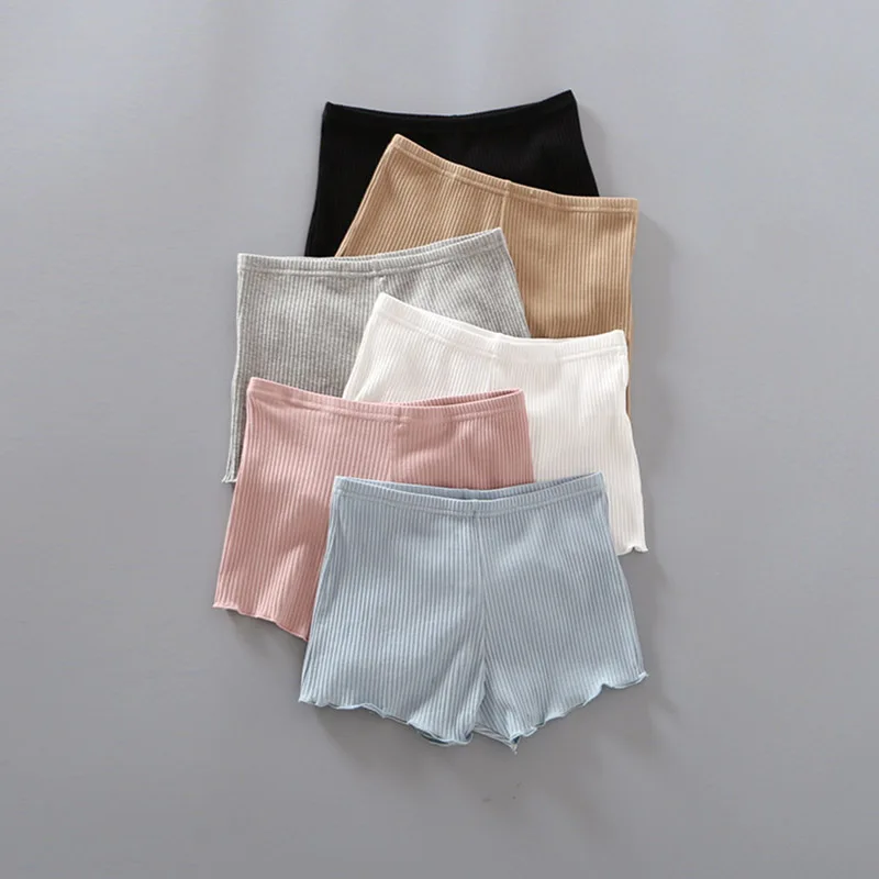 

Cotton 2019 New Women Soft Cotton Seamless Safety Short Pants Hot Sale Summer Under Skirt Shorts Breathable Short Tights