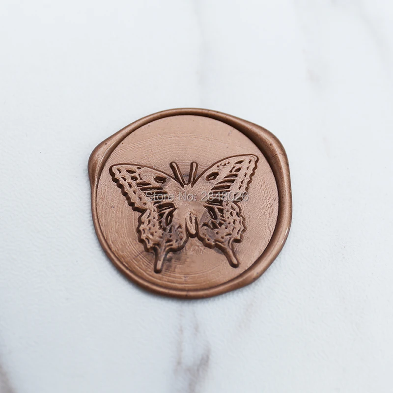 BUTTERFLY Wax Seal Stamp kit,party wax seal stamp, invitation seals