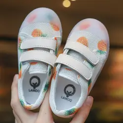 Детская обувь для мальчиков; коллекция 2019 года; сезон весна-лето; модная дышащая повседневная обувь с леопардовой сеткой; детская