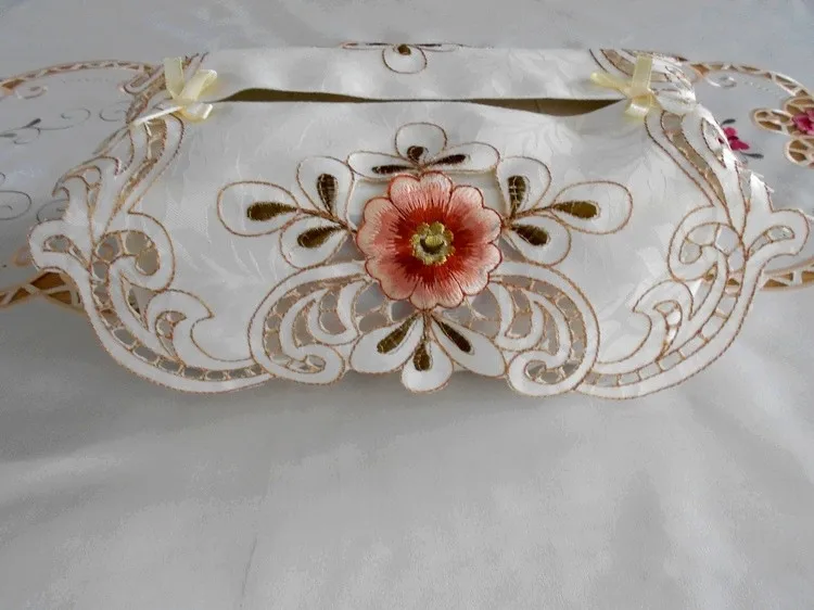 Европа Свадебные тканевые салфетки цветок кружево Guardanapo для рукоделия аппликация коробка салфеток