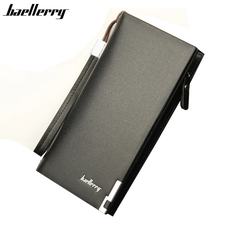 

HOT! 2018 Luxury Brand Men Wallets Male Clutch Leather men's bags Wallet Men Business Male Wallet Coin Long Men Purse Wallet