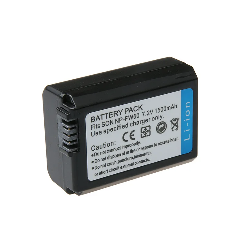 

1PCS 7.2V 1500mAh NP-FW50 NP FW50 FW50 Camera Battery Replacement Li-ion Battery for Sony NP-FH50 Rechargeable Bateria
