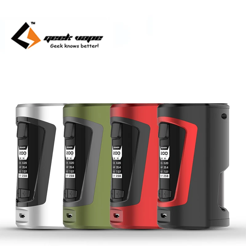 Geekvape GBOX Squonker MOD E Cigarette GBOX 200W Box MOD Vape Matches Radar RDA Without 18650 Battery Vaporizer 05