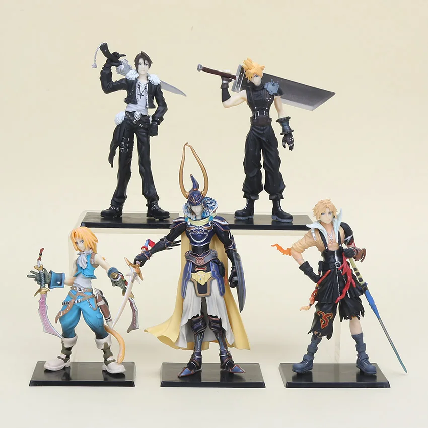

5pcs/set Final Fantasies Final of Fantasy PVC Action Figure Toys Toys Model Toy 11-18cm