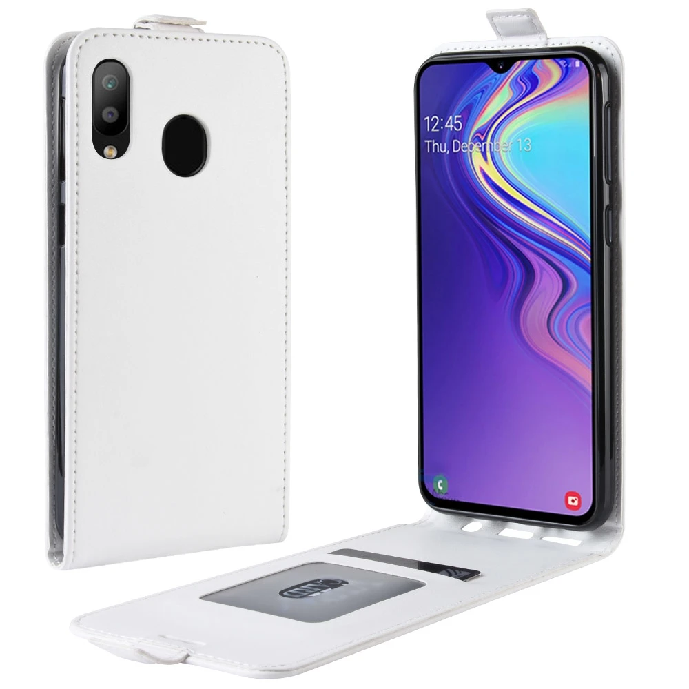 30 шт./лот R64 Флип кожа ПУ+ ТПУ чехол для samsung Galaxy M20 A10 A30 A40 A50