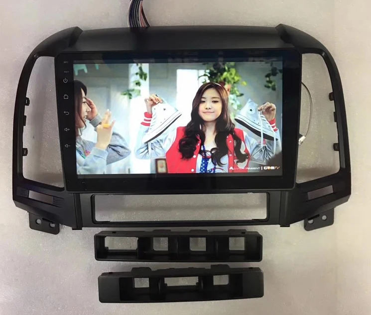 Sale 9" 4G RAM 8 cores Android Car DVD GPS Navigation For Hyundai SANTA FE 2006 2007 2008 2009 2010 2011 2012 audio stereo car radio 2