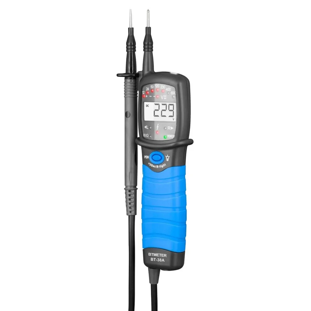 

BTMETER BT-38A Voltage Tester Pen Non-Contact Volt Professional LED Light Digital LCD Volt Meter With Low Battery Indication