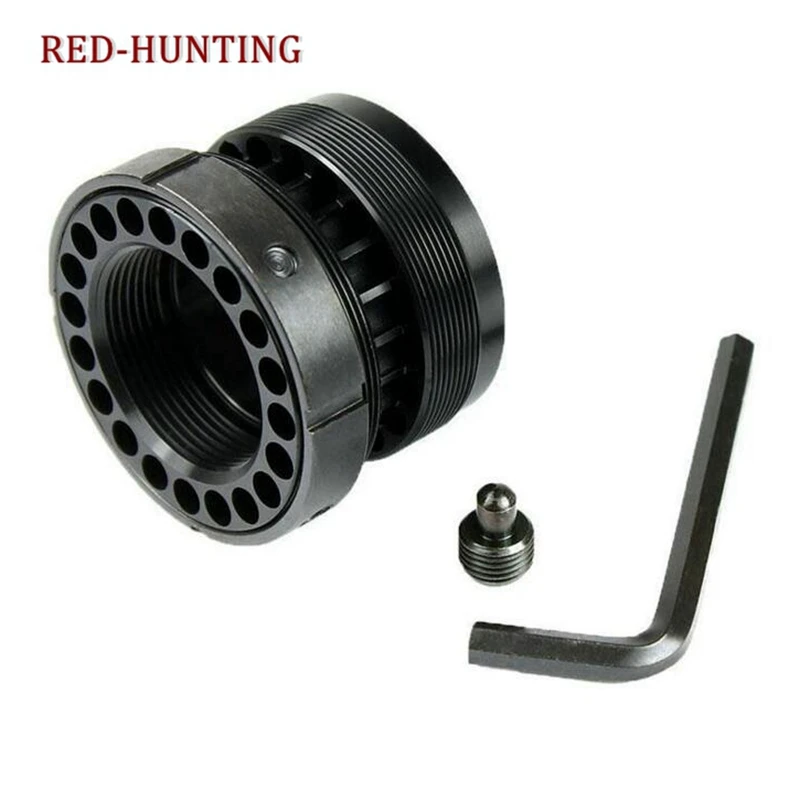 

High Quality 1PC 5.56 Barrel Nut Steel Jam Nut Ring + Front End Cap for Free Float Quad Rail